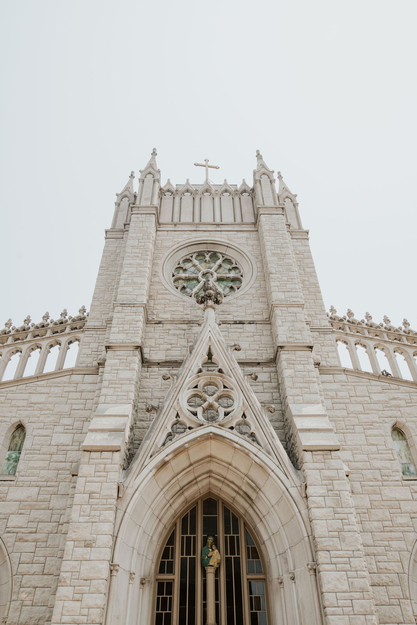 church entrance details at Our Lady of Perpetual Help Redemptorist in Kansas City