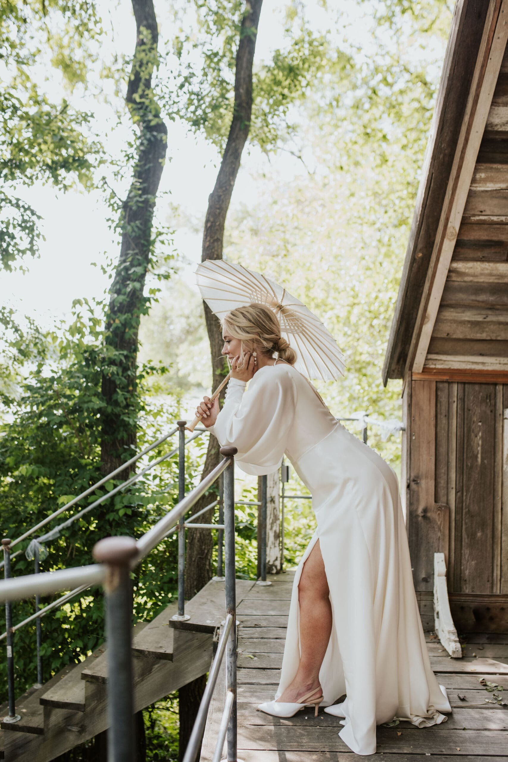 Bridal portrait captured by a Kansas City wedding photographer in Weston MO
